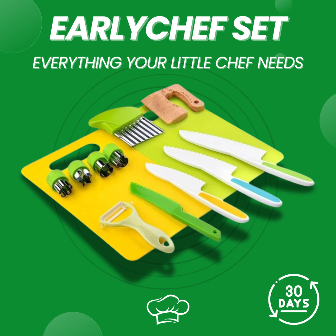 EarlyChef Children-Safe Kitchen Set